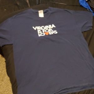 Navy blue/ black Virginia is for lovers t-shirt